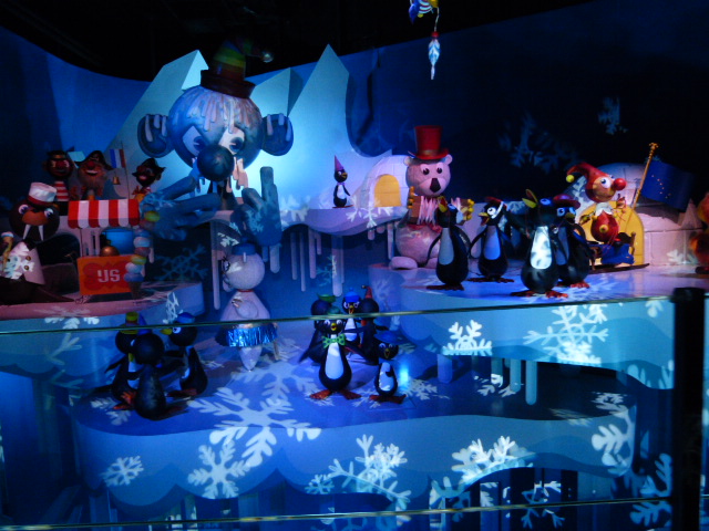 Sneeuwvlok projectie in Carnaval Festival
