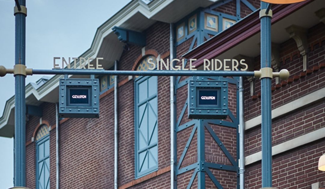 Werkt de single rider lane in de Efteling?